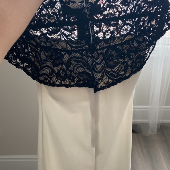 White and black mesh mini dress from Italy - Picture 2 of 2